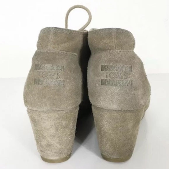 Toms Kala Suede Lace Up Lace Booties - Picture 3 of 3